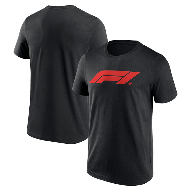 Men's Formula 1 Primary Logo Graphic Black T-Shirt